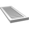 Ekena Millwork Vertical Surface Mount PVC Gable Vent: Functional, w/ 2"W x 2"P Brickmould Sill Frame, 14"W x 36"H GVPVE14X3603SF - alternate 4